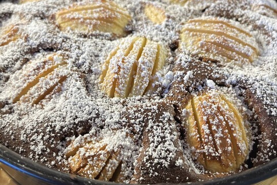 Apfel - Marzipan - Kuchen