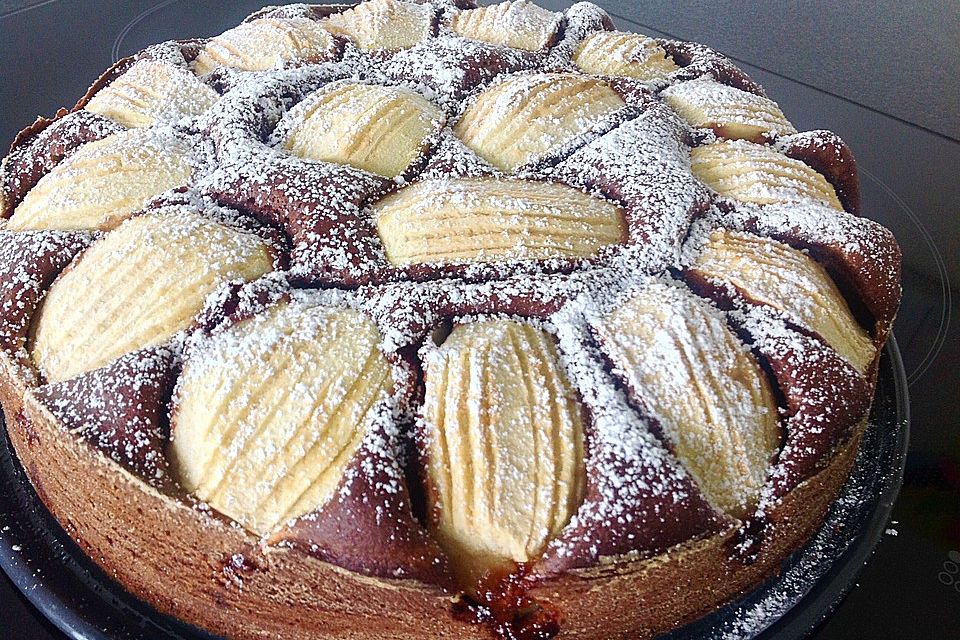 Apfel - Marzipan - Kuchen