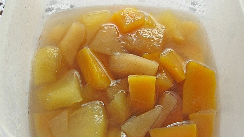 Apfel – Kürbis Kompott von Damaris16 Apfel – Kürbis Kompott von Damaris16