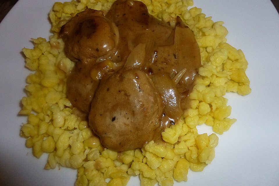 Schweinemedaillons mit Schalotten-Balsamico-Sauce