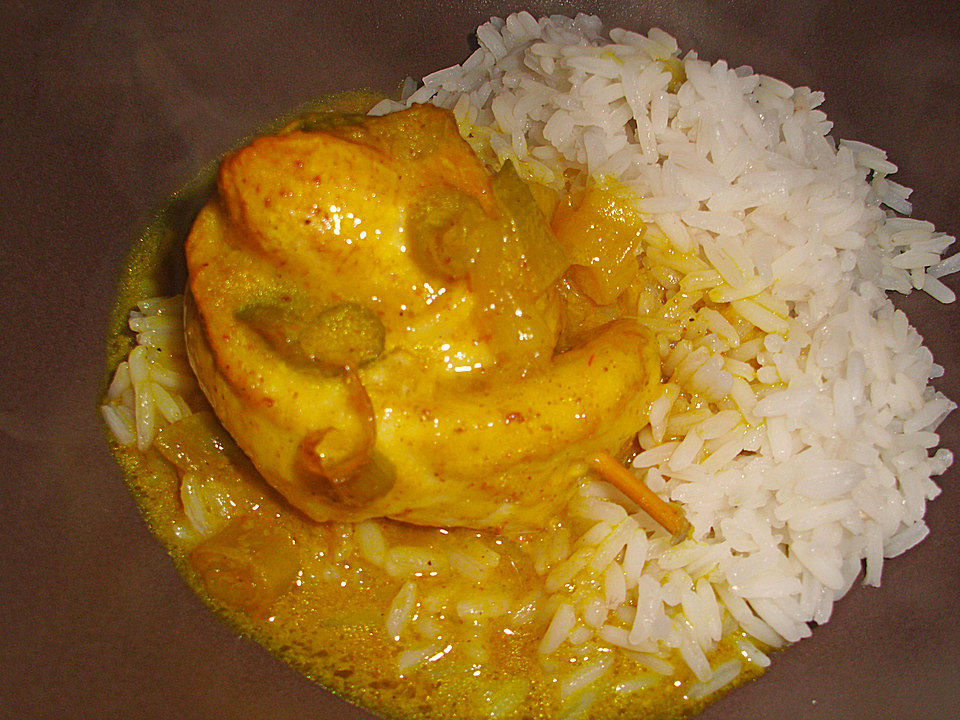 Fisch - Curry mit Bananen von renkleov| Chefkoch