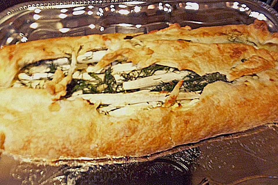 Spargel - Lachs - Strudel