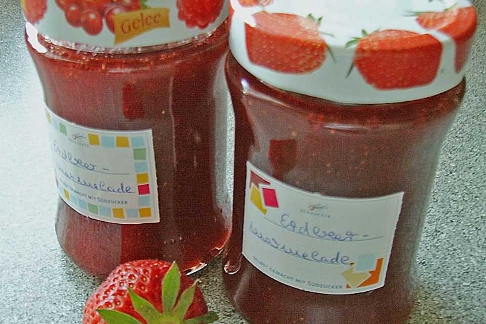 Erdbeermarmelade mit Zimt