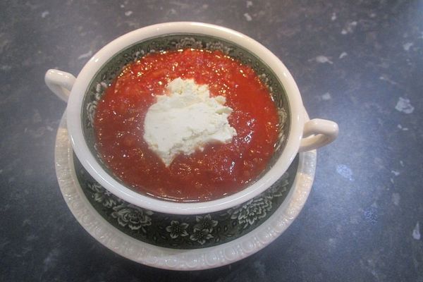 Kalte Tomatensuppe mit Staudensellerie von heimwerkerkönig | Chefkoch