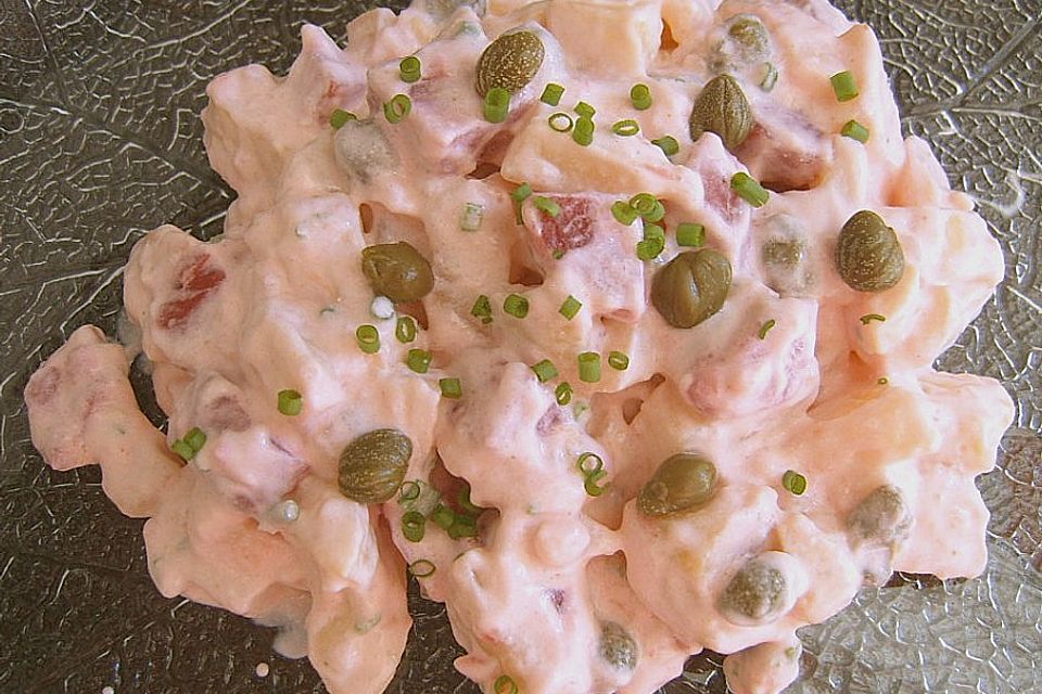 Schwedischer Kartoffelsalat mit Kapern