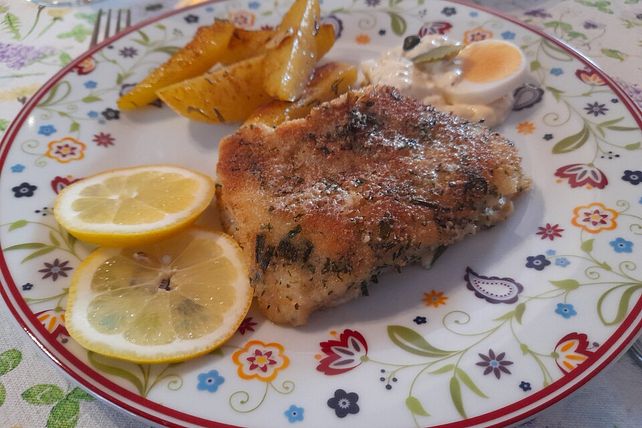 Rotbarschfilet in Kräuter - Panade| Chefkoch