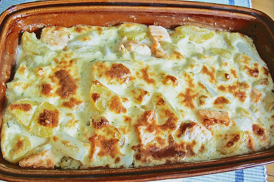 Spargel - Gratin