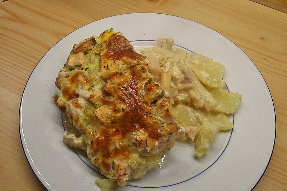 Spargel - Gratin