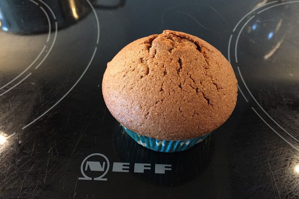 Schokomuffins mit heißem Schokokern Schokomuffins mit heißem Schokokern