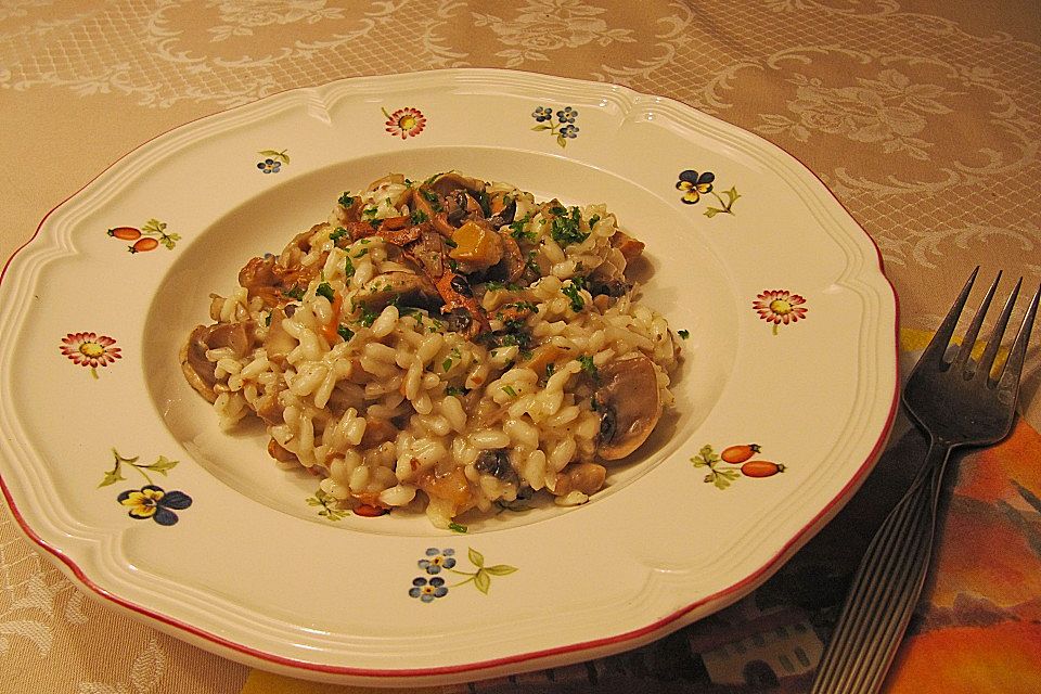 Pilzrisotto