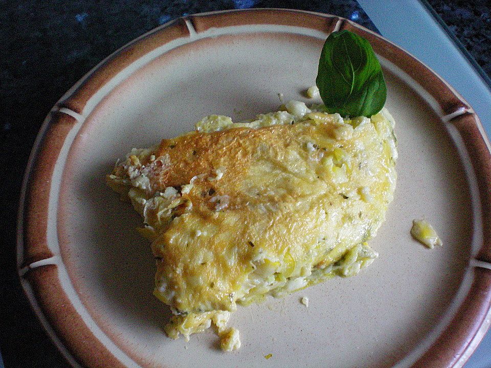 Käse - Omelette mit Zucchinigemüse von cocky7| Chefkoch