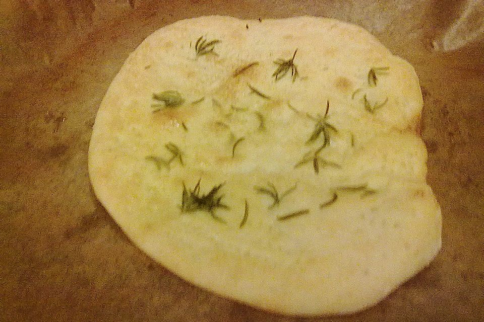 Focaccia mit Tomaten