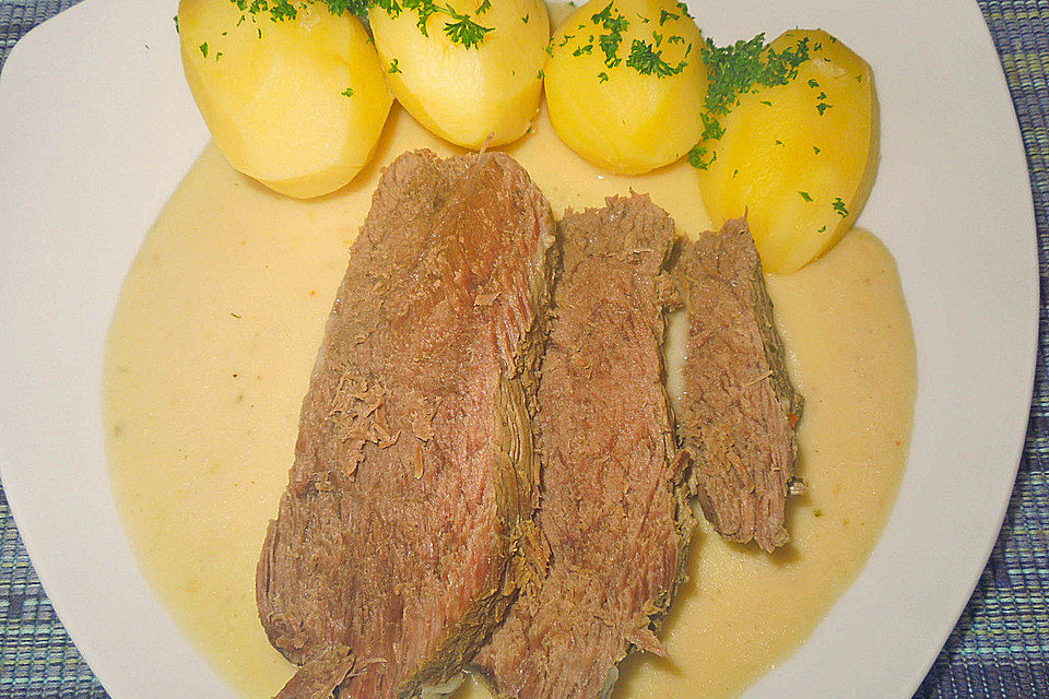 Tafelspitz mit Apfel - Meerrettich - Sauce