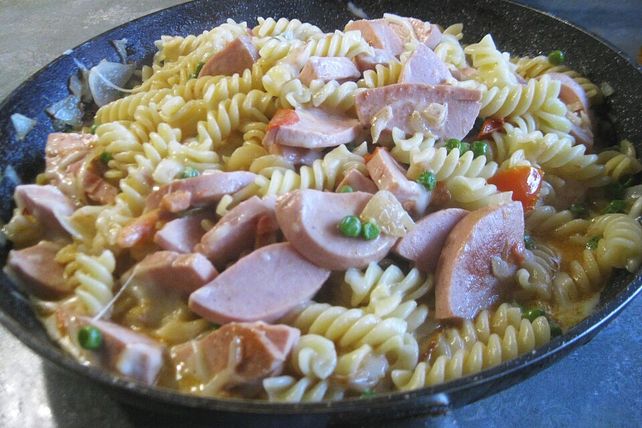Nudel - Fleischwurstpfanne von Diablos| Chefkoch