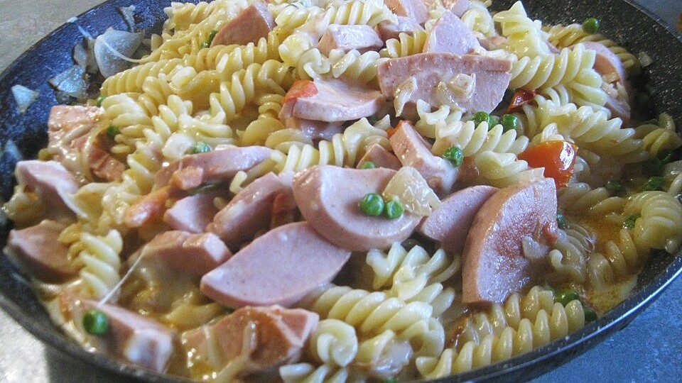 Nudel - Fleischwurstpfanne von Diablos| Chefkoch