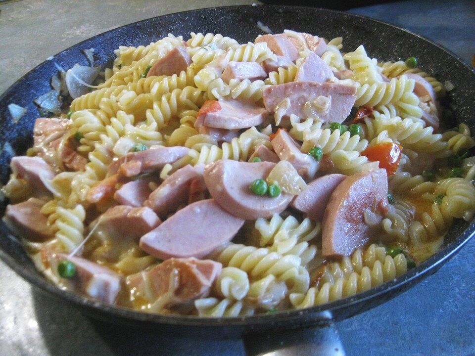 Nudel - Fleischwurstpfanne von Diablos| Chefkoch