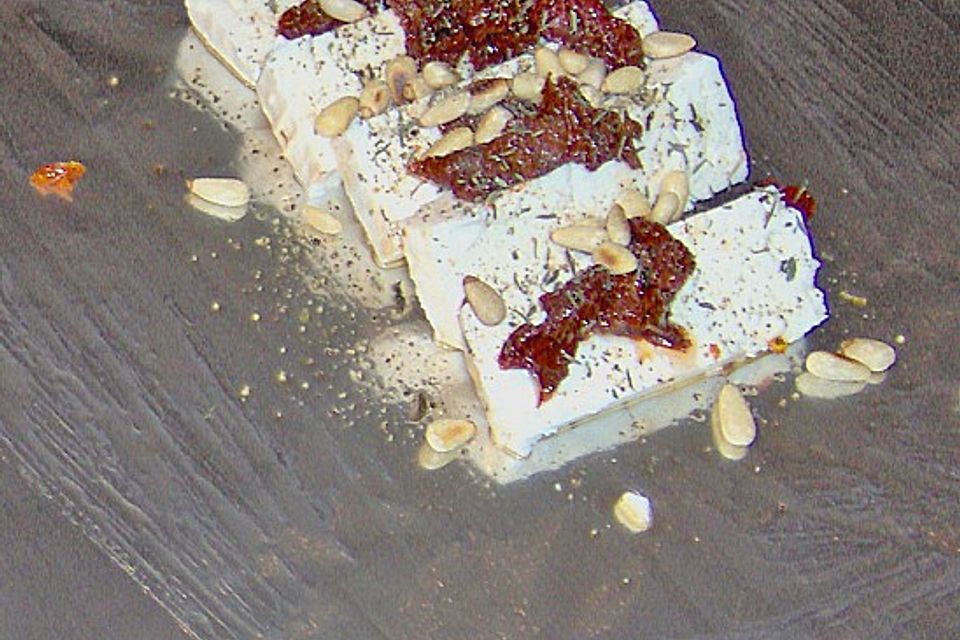 Gegrillte Feta - Päckchen