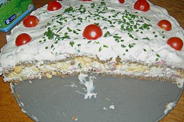 Schwarzbrottorte Pikant Von Stupsie157 Chefkoch