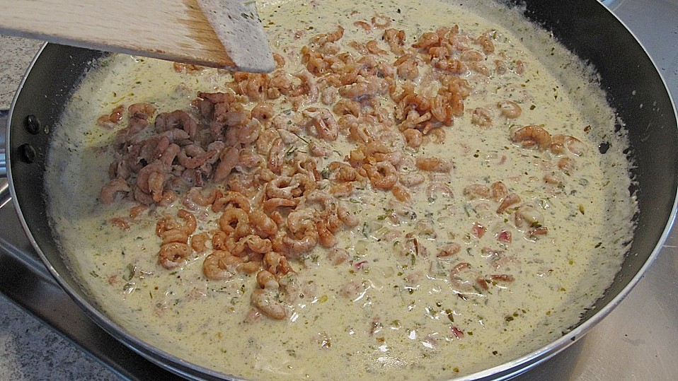 Spaghetti mit Krabben - Riesling - Sauce von scarlett05