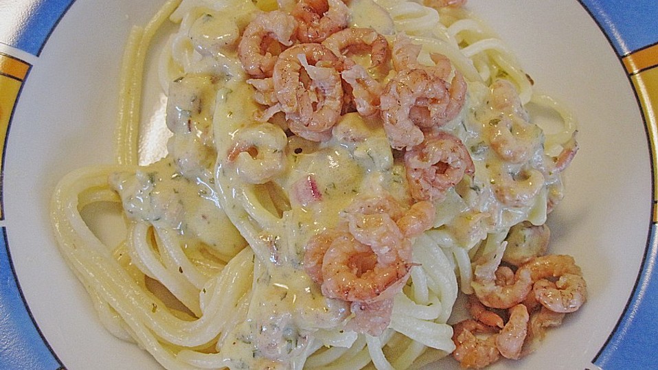 Spaghetti mit Krabben - Riesling - Sauce von scarlett05