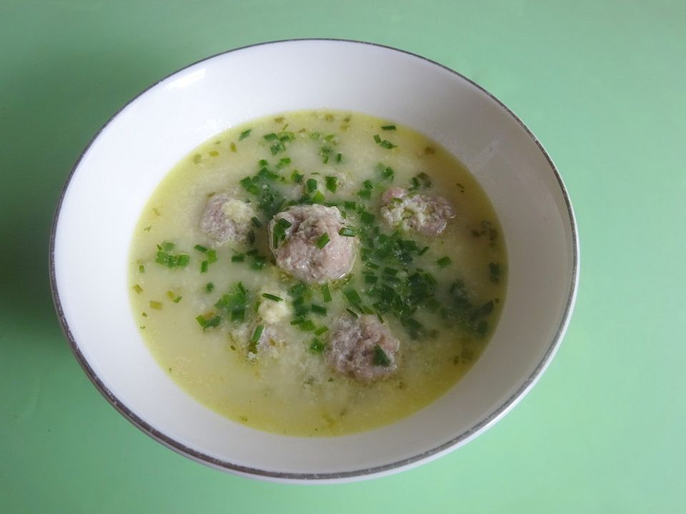 Käsesuppe mit Schinkenklößchen von Malibu84| Chefkoch Käsesuppe mit Schinkenklößchen von Malibu84| Chefkoch