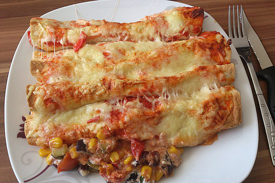 Enchilada verdura Enchilada verdura