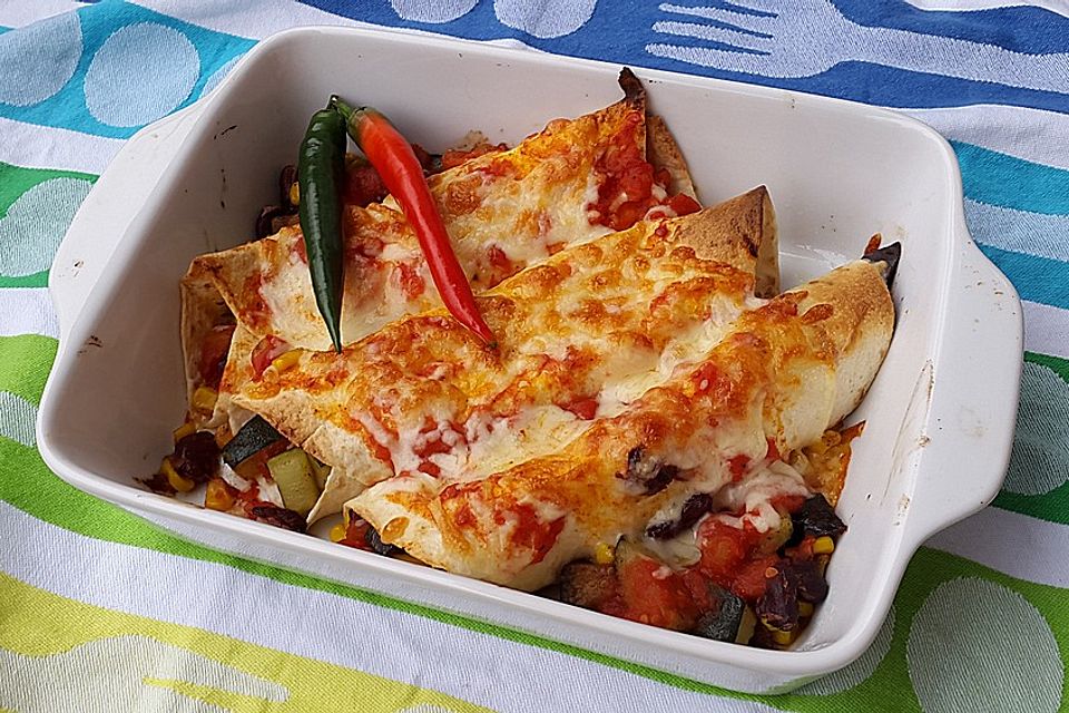 Enchilada verdura Enchilada verdura