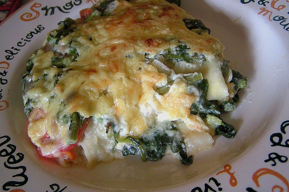 Grüne Lasagne