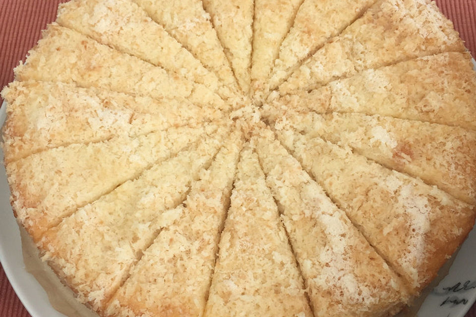 Buttermilchkuchen mit Kokos