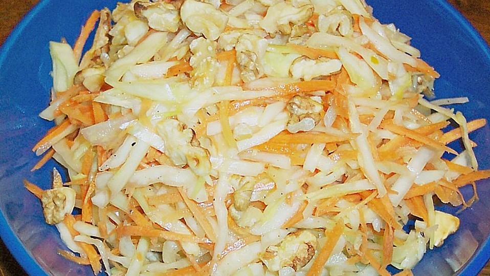 Möhren - Weißkraut - Salat