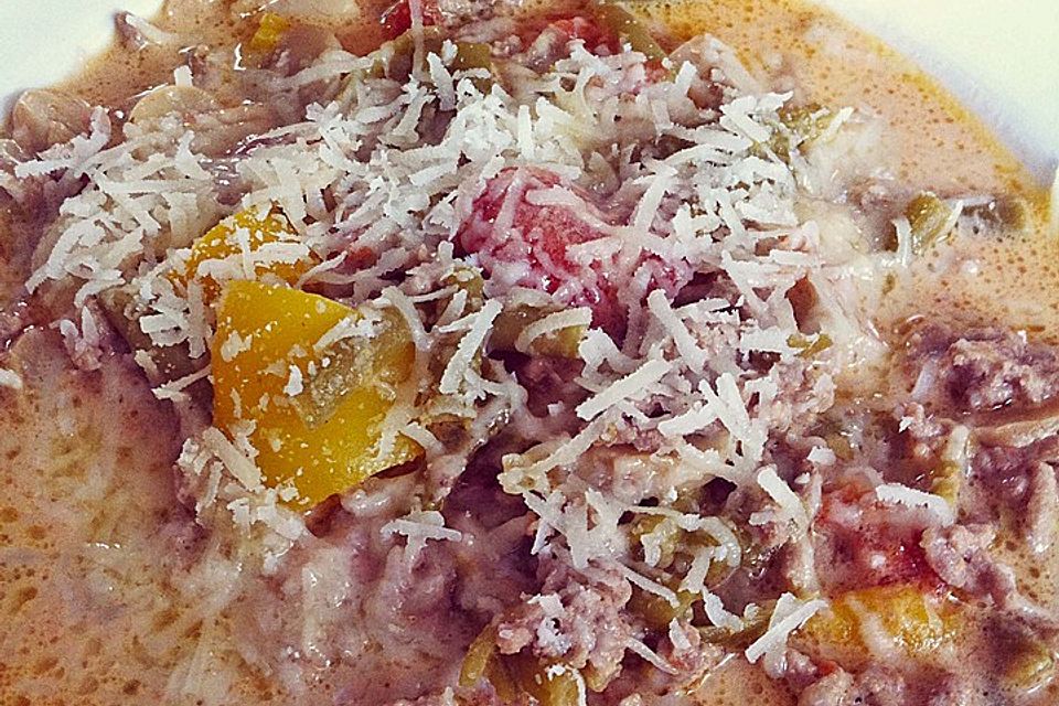 Schnelle Pizzasuppe