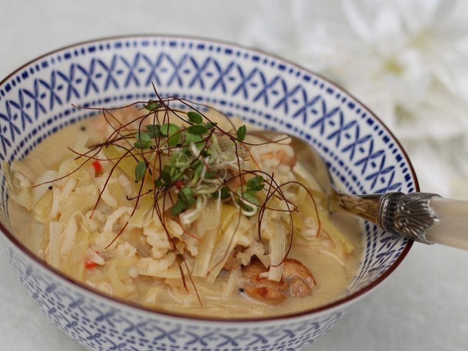 Asiatische Suppe Mit Kokosmilch Von Rheinsilber Chefkoch