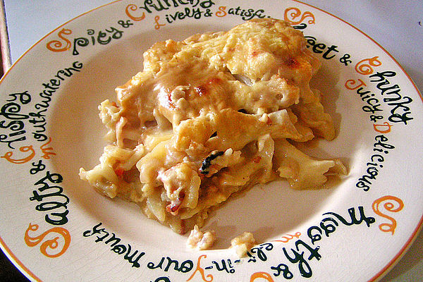 Blumenkohl-Pasta-Auflauf mit Schinkenwürfeln von Karen_Schweden | Chefkoch