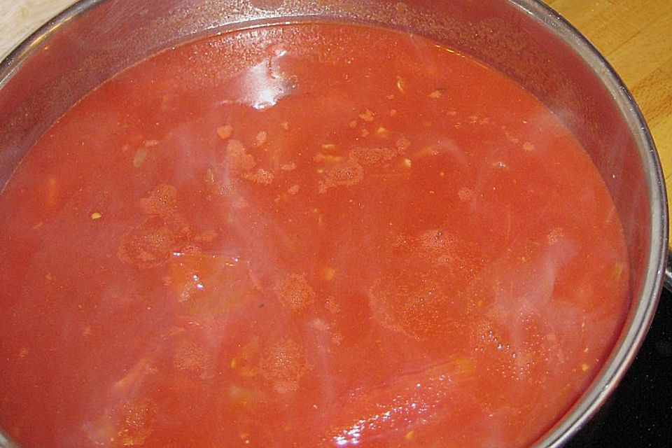 Rustikale Tomatensuppe