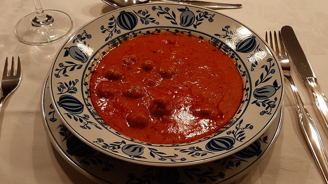 Tomatensuppe mit Fleischklößchen von Manfred48