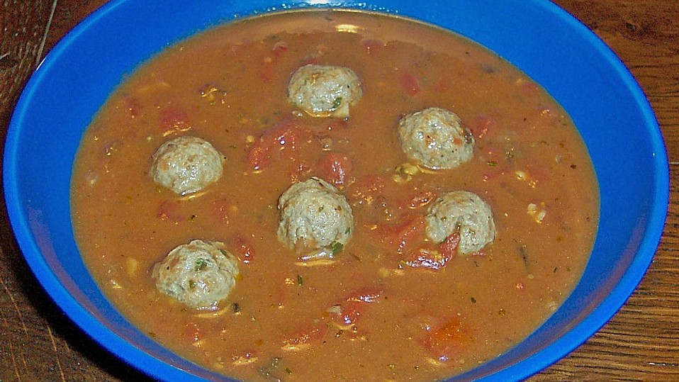 Tomatensuppe mit Fleischklößchen von Manfred48