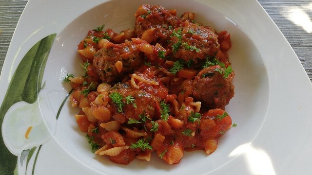 Tomatensuppe mit Fleischklößchen von Manfred48