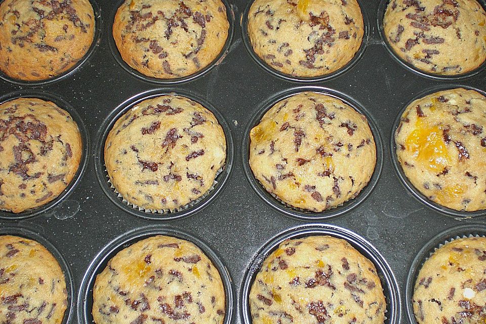 Mandarinen - Schokolade - Muffins