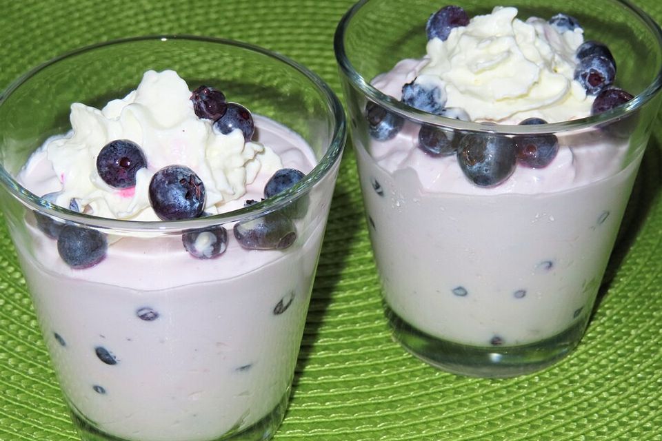 Blitztopfencreme mit Früchten