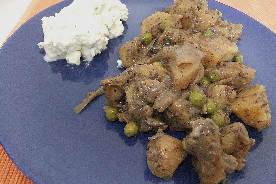 Kartoffel-Erbsen Curry