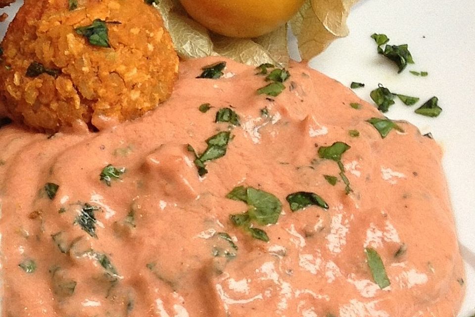 Cremiger Tomaten - Dip, vegan