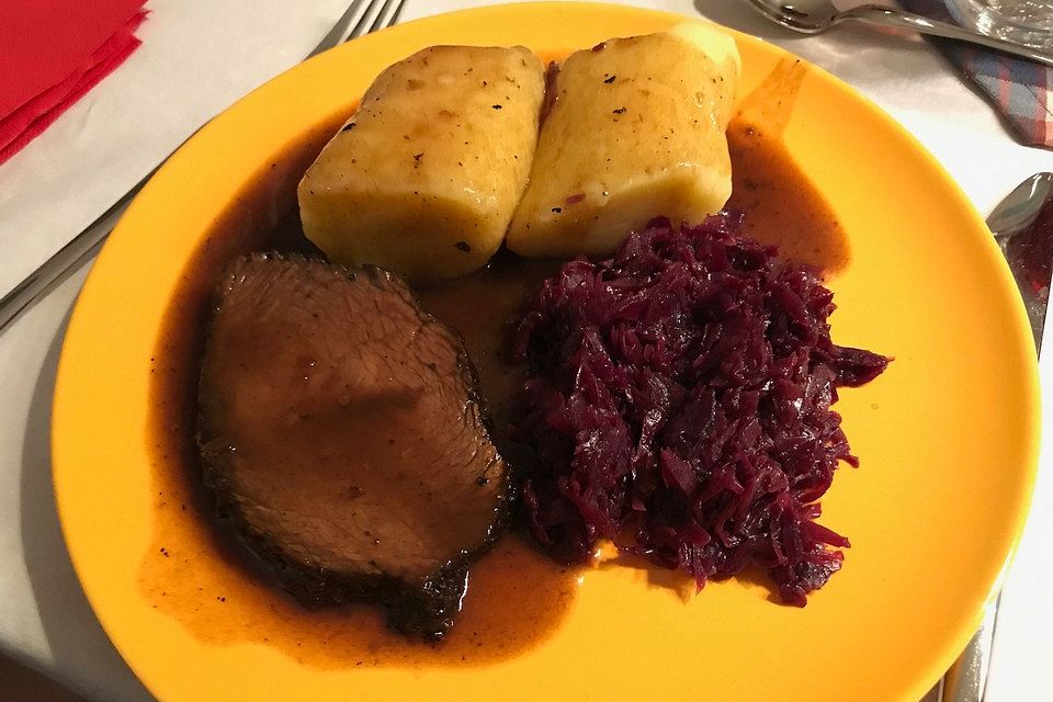 Altbaerlis Glühweinbraten