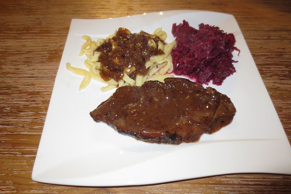 Altbaerlis Glühweinbraten