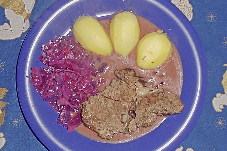 Altbaerlis Glühweinbraten