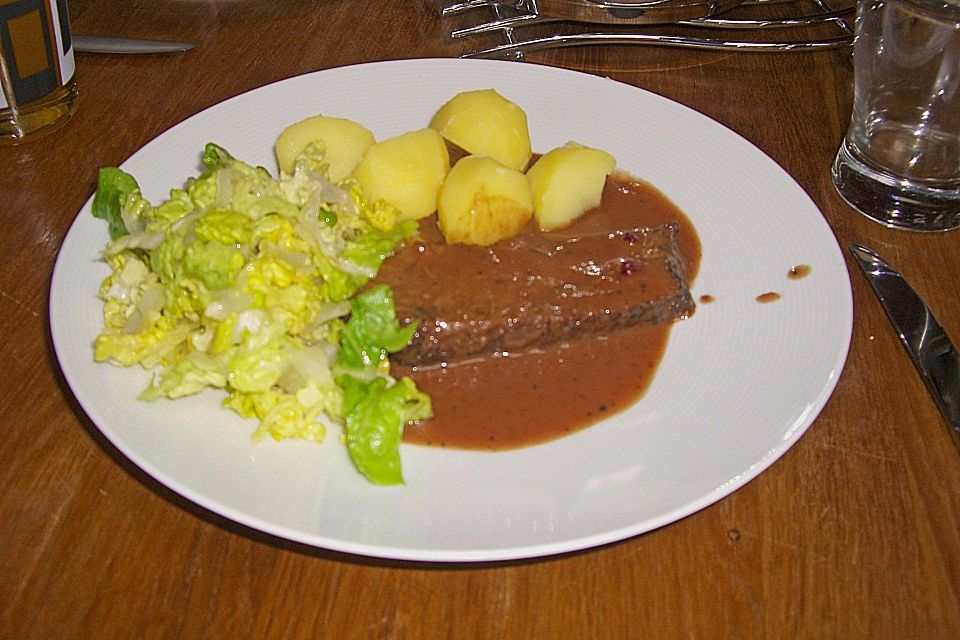 Altbaerlis Glühweinbraten