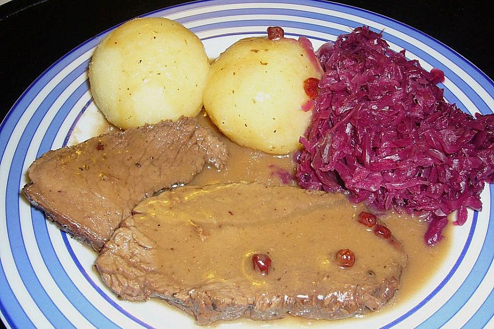 Altbaerlis Glühweinbraten