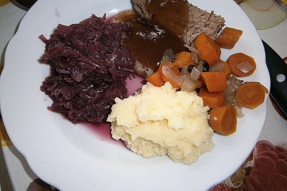 Altbaerlis Glühweinbraten