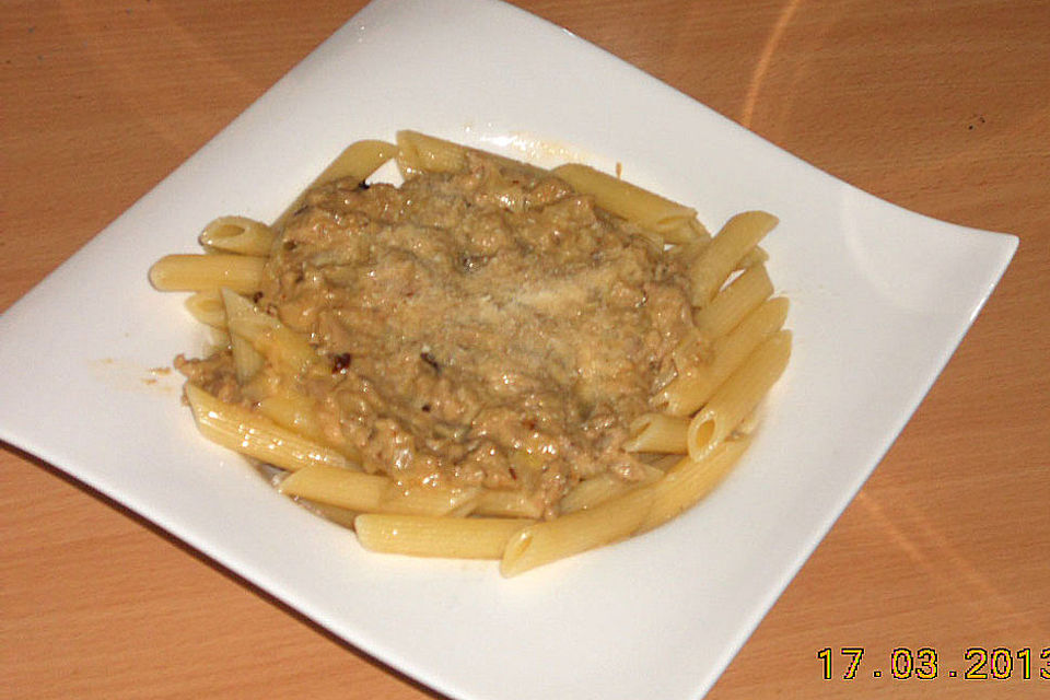 Thunfisch - Sahne - Sauce