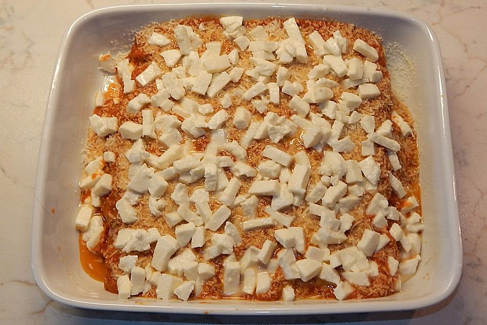 Cannelloni mit Ricotta und Basilikum