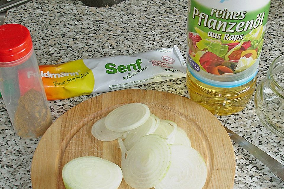 Zwiebel - Senf - Currysoße Zwiebel - Senf - Currysoße